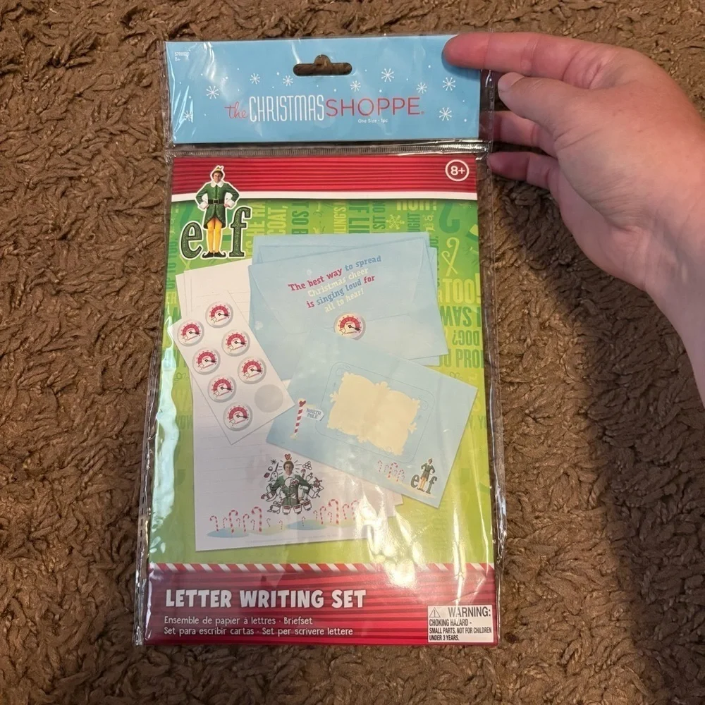 Elf Christmas Letter Writing Set Holiday Spirit Dear Santa Christmas Activity